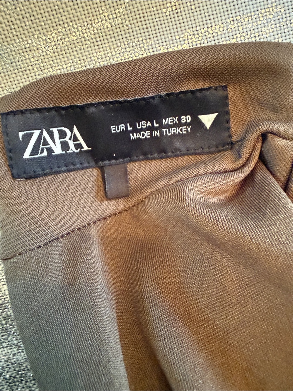 Zara Brown Ruched Maxi Skirt - Picture 2 of 6